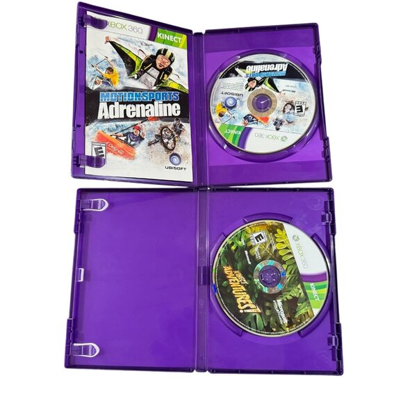 Xbox 360 Kinect Games Lot Of 4 Adventures Powerup Heroes Motionsports Adrenaline - Picture 4 of 6